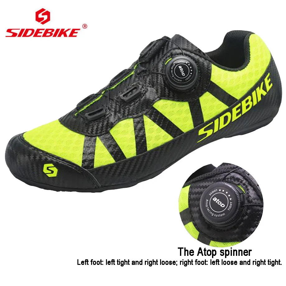 

SIDEBKE shoes mtb mountain bike shoes men women cycling shoes elastic band Breathable fahrradschuhe mtb shoes man cycling vtt