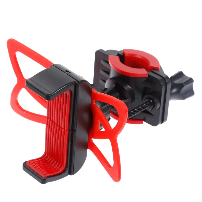 Zacro Противоскользящий держатель для велосипеда, держатель для телефона, gps и т. д - Цвет: red