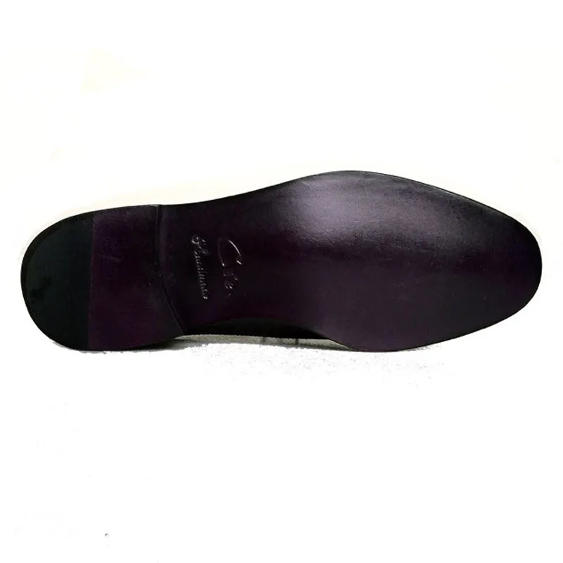 CIE круглый носок натуральная кожа подошва на заказ клей ручной работы чисто белые кисточки слипоны мужская обувь № Лоферы 159