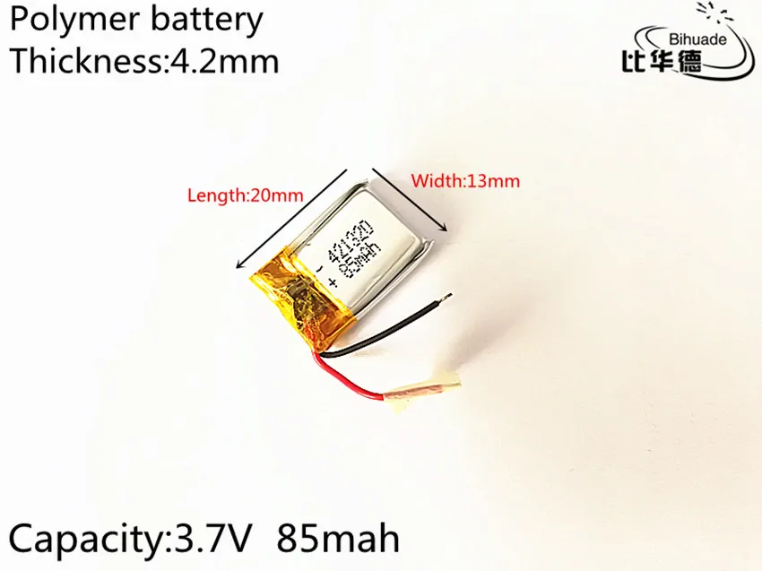 1 шт 3 7 V 85mAH 421320 PLIB Полимерный литий-ионный/литий-ионный аккумулятор для GPS mp3 mp4 mp5 dvd