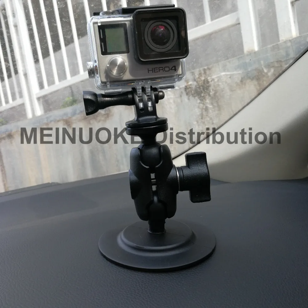 Wholesale Car dashboard mount 3m adhesive stick sucker 1 inch ball head joint tripod for sony cam gopro sjcam camera gps dvr smartphone Buy Cheap Car dashboard mount 3m adhesive stick sucker 1 inch ball head joint tripod for sony cam gopro sjcam camera gps dvr smartphone