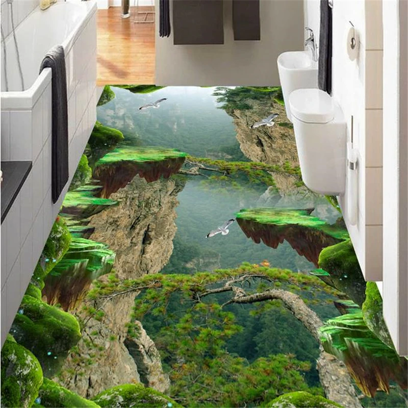 3d-stereoscopic-vinyl-flooring-waterproof-custom-3d-floor-wallpaper-Forest-Valley-vinyl-flooring-bathroom-modern-wallpaper (1)