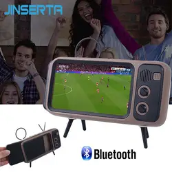 JINSERTA беспроводной Bluetooth динамик с мобильного телефона ТВ держатель портативный беспроводной микрофон для смартфона громкой связи