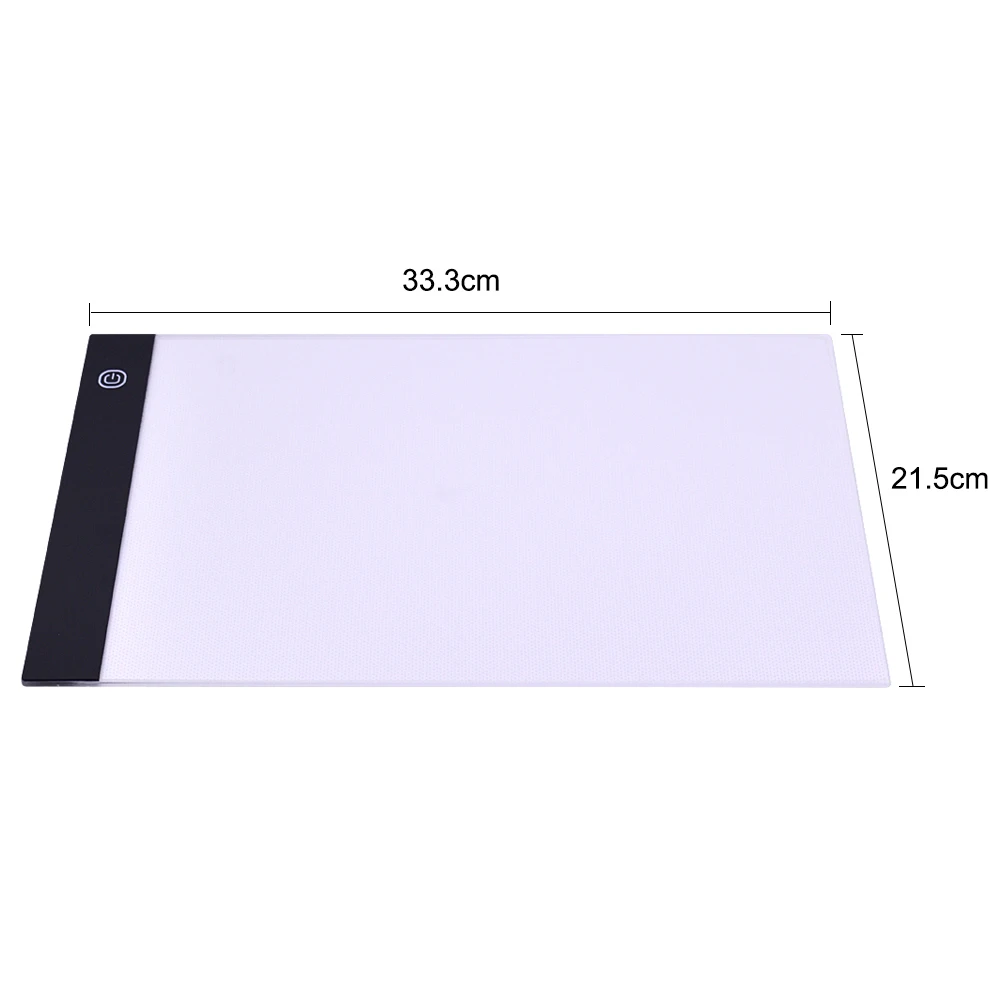 CHIPAL A4 планшет для рисования цифровой графический коврик USB светодиодный светильник коробка для отслеживания копировальная доска электронная художественная графическая живопись письменный стол