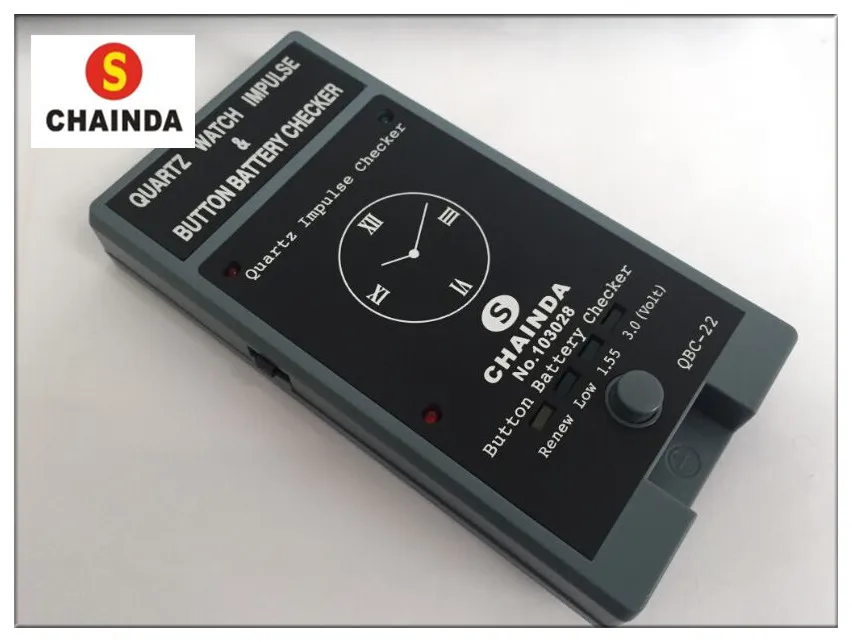 Relógio de Quartzo Verificação da Bateria Frete Grátis Botão Impulso Bobina ic Tester Analyzer Ferramenta Reparo 1pc