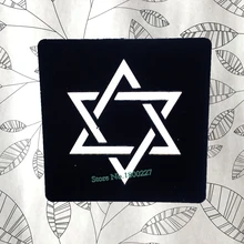 Шестигранная звезда Женщины тела руки и ноги искусство татуировки трафареты девушка Аэрограф живопись водонепроницаемая индийская хна Менди шаблон татуировки