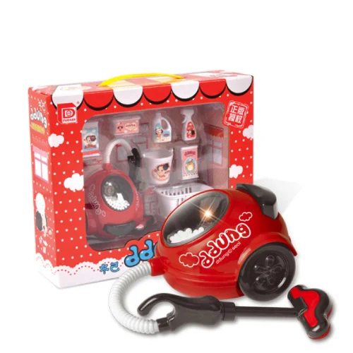 Ddung мини бытовые инструменты набор с куклой ролевые игры Детские игрушки очиститель стиральная машина соковыжималка плита игрушки для детей игрушки - Цвет: C Vacuum cleaner