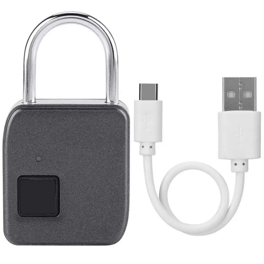 

Smart Fingerprint Padlock Keyless Safety Lock Smart Door Lock for Door Luggage Suitcase