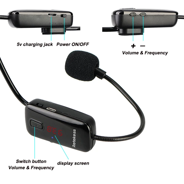 Беспроводная система передачи голоса 1 fm-передатчик TR503+ 10 fm-радиоприемник PR13 для обучения церковным митингам