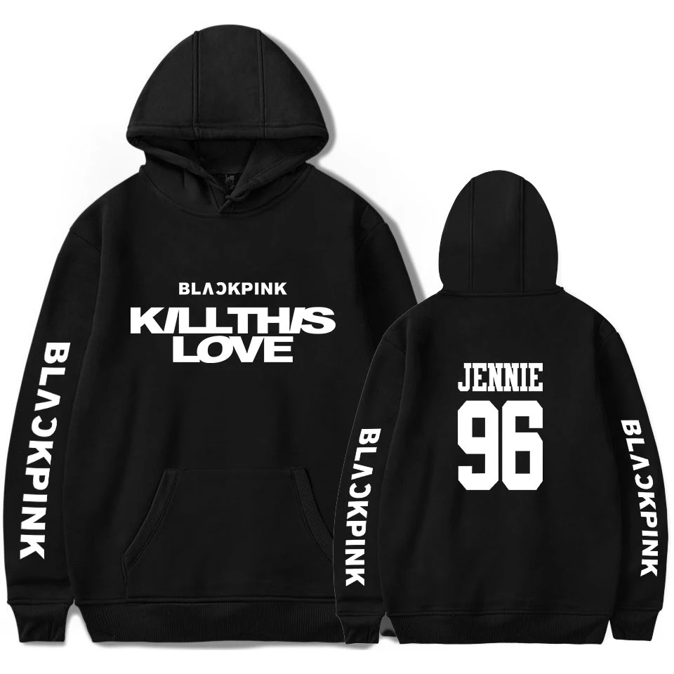Frdun Tommy BLACKPINK kill this love толстовка с капюшоном стиль эксклюзивные толстовки женские модные толстовки Лидер продаж толстовки