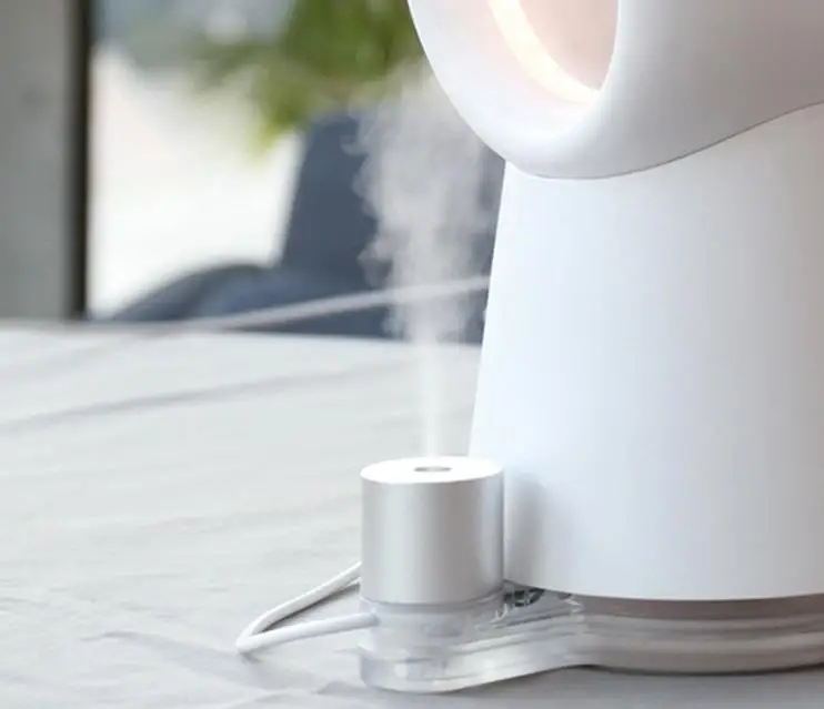  xiaomi Simple leafless small fan portable usb spray cooling small fan humidifier atmosphere light t