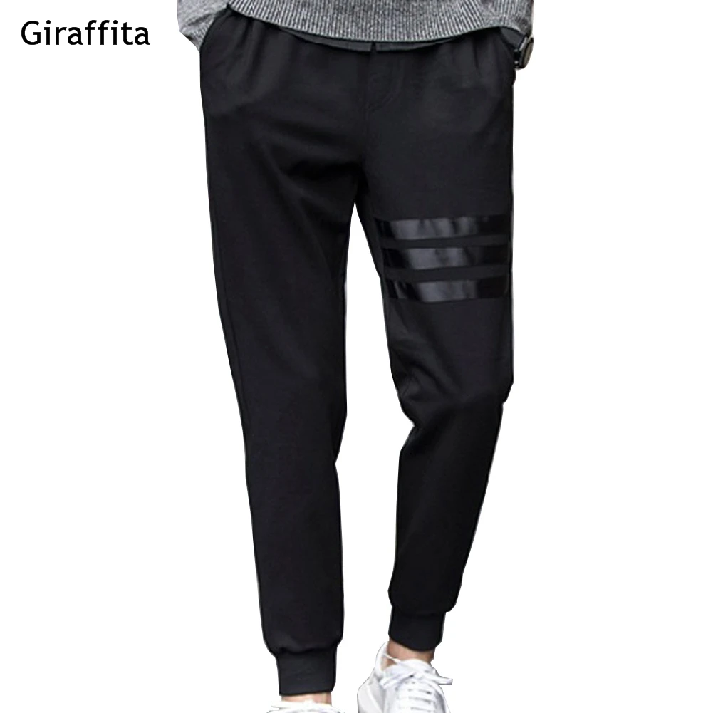 Spring Breathable Pants Skinnly Pencil Pants Men Slim Fit Mens Casual