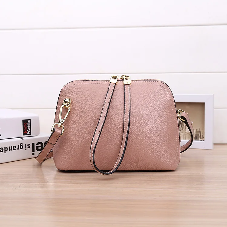 Women genuine leather messenger bag 12