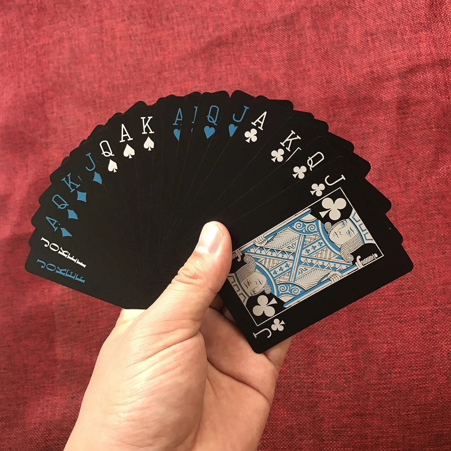 Водонепроницаемые черные пластиковые игральные карты, волшебные карты для покера коллекционные колоды мост ПВХ игральные карты с бумажной коробкой/жестяная коробка