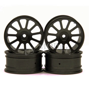

4Pcs RC 1:10 On-Road Model Car Racing Aluminum Wheel Rim For HSP D3 D4 XI New