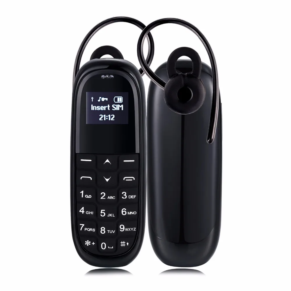 Мини bluetooth dialer мобильный телефон Fsmart KK1 KK2 0,66 дюймовый маленький экран Celular magic voice изменить мобильный телефон русская клавиатура