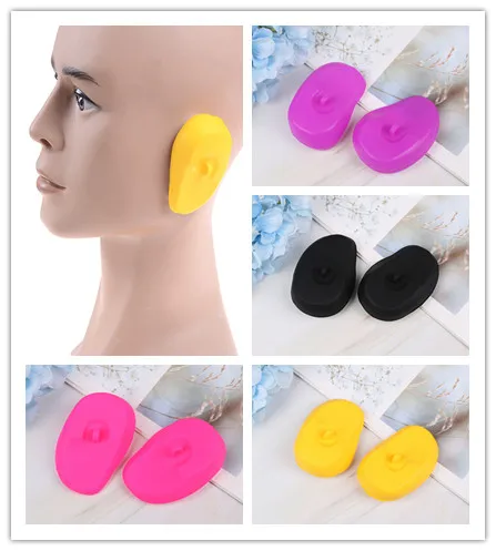 1 Pair New High Quality Clear Silicone Ear Cover Diving Shower Soft Anti-Noise Snoring Sleeping Ear Plug