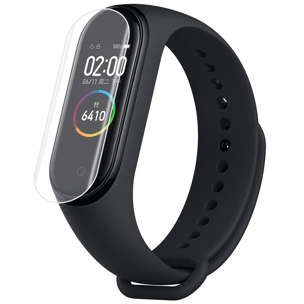 

Drop 2019 hot sales 1pc/3pc/5pc Explosion-proof LCD TPU Full Cover Screen Protector Film For Xiaomi Mi Band 4