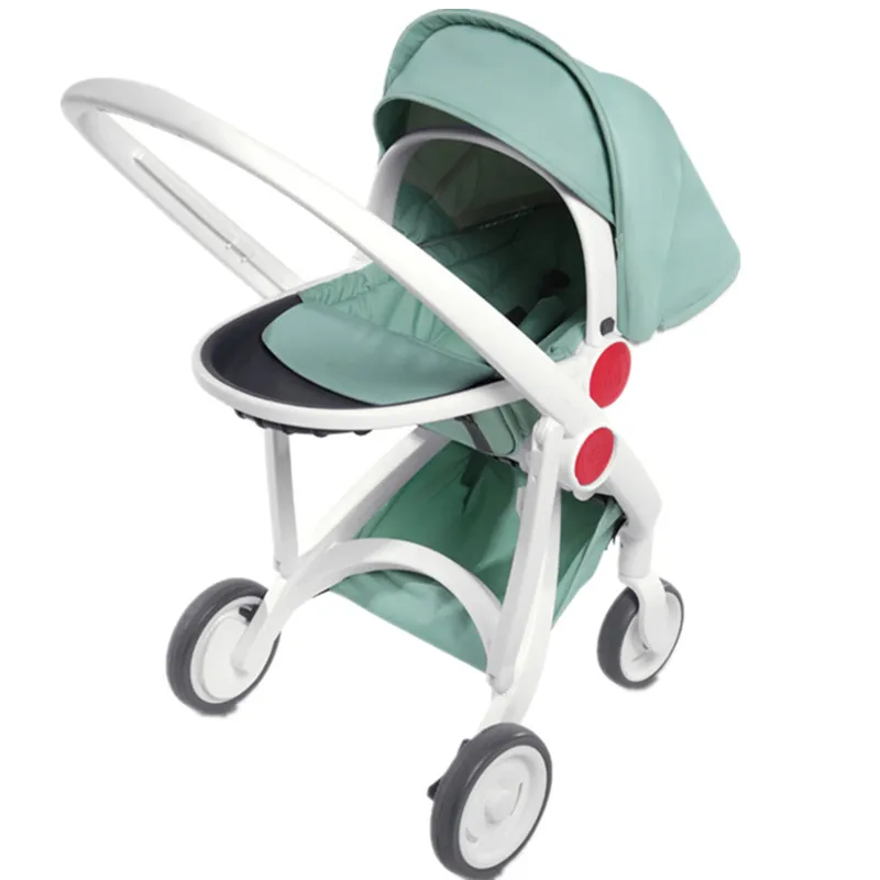 Детская коляска Babyruler складная Коляска 3 в 1 с высокой посадкой для новорожденных
