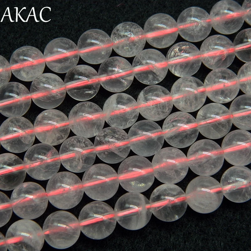 

Free shipping natural transparent pink quartz loose beads 8+-0.2mm approx 45-48beads/lot