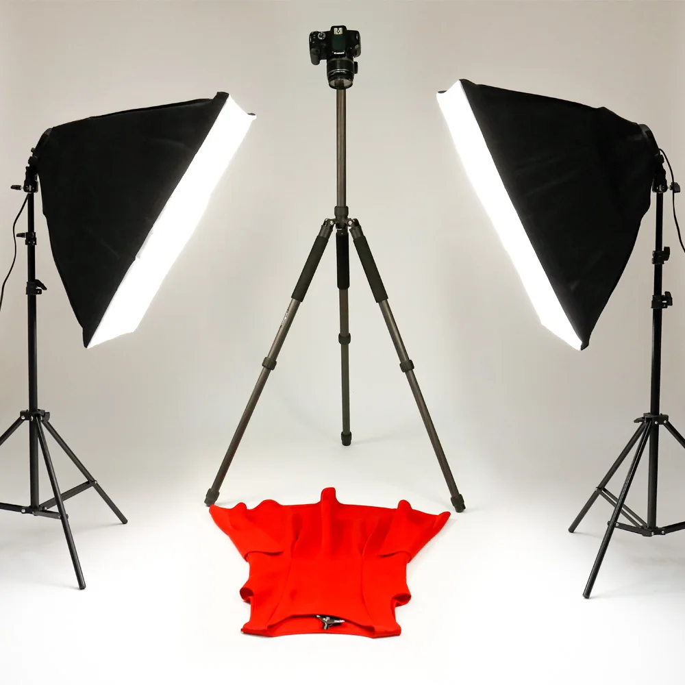 Fotografia 50x70CM Quatro Kit Com 8pcs Lâmpada
