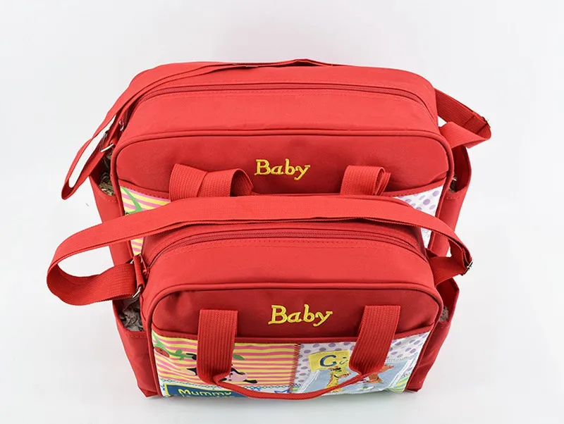 MOTOHOOD 4pcs Baby Diaper Bag Sets For Mom Cute Animal Baby Stroller Bag Organizer Fashion Maternity Bags Handbags For Moms (6)