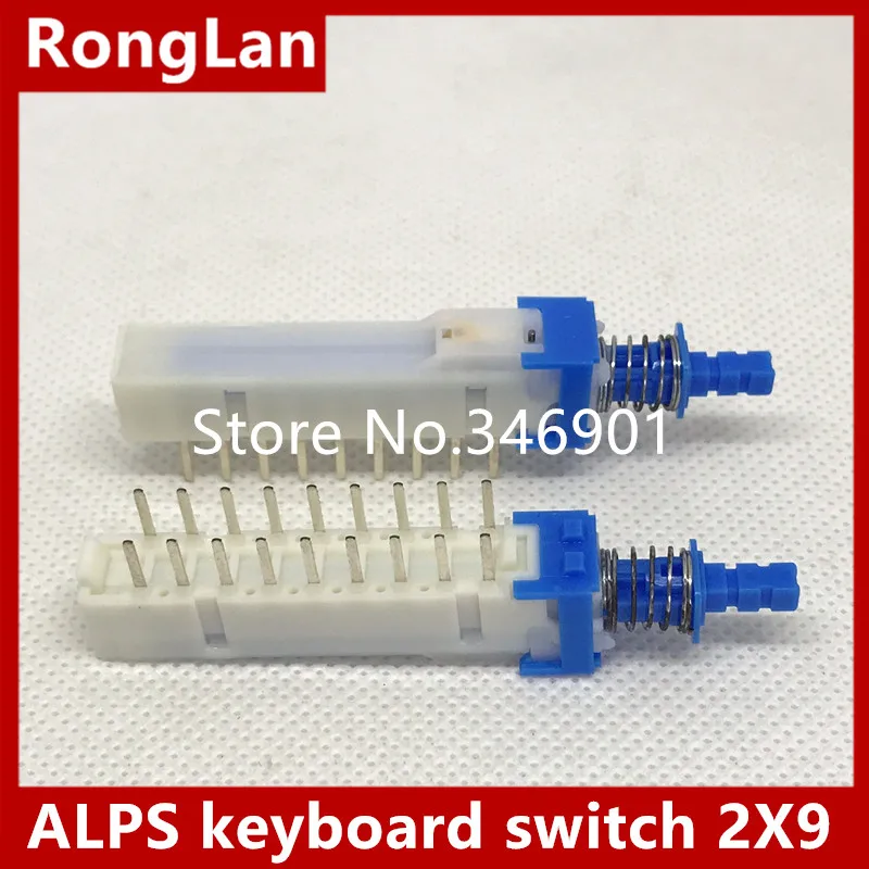 

[BELLA]Japan ALPS keyboard switch button switch 2X9 self-locking switch original spot--10PCS/LOT
