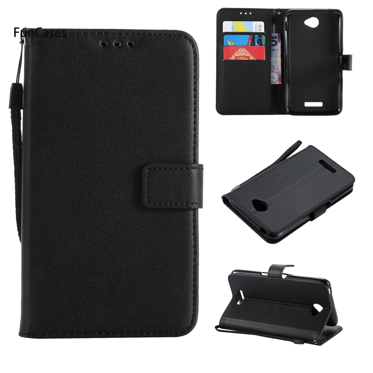 Dompet Telepon Kasus mewah sFor Aksesuar Sony E4 Sarung Klip kasus Handphone Kryty Lucu Silikon Kasus Untuk Sony Xperia E4 kartu