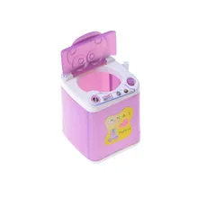 1 шт. пластиковая мини стиральная машина кукольный домик мебель игрушка для кукол девочек лучшие подарки для мебели