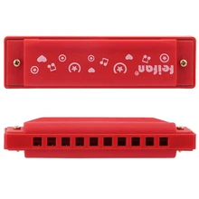 Губная гармошка, 10 отверстий, забавный музыкальный инструмент, игрушка для детей, обучающая, обучающая, для любителей музыки, нежные игрушки, подарок на день рождения