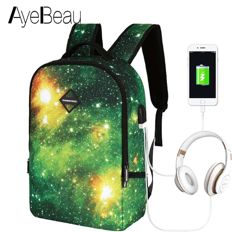Schoolbag Bagpack Portfolio font b School b font font b Bag b font Teen Printing USB