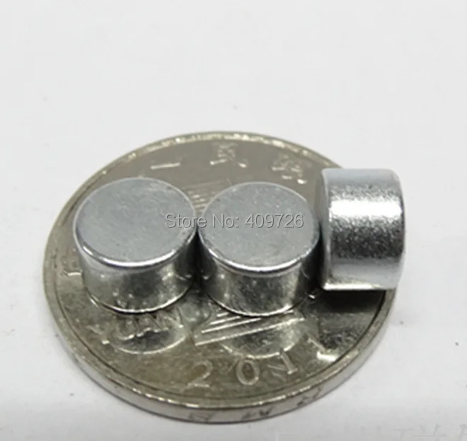 

Hot sale 100pcs Strong Round Dia. 8mm x 5mm N38 Rare Earth Neodymium Magnet Art Craft Fridge free shipping