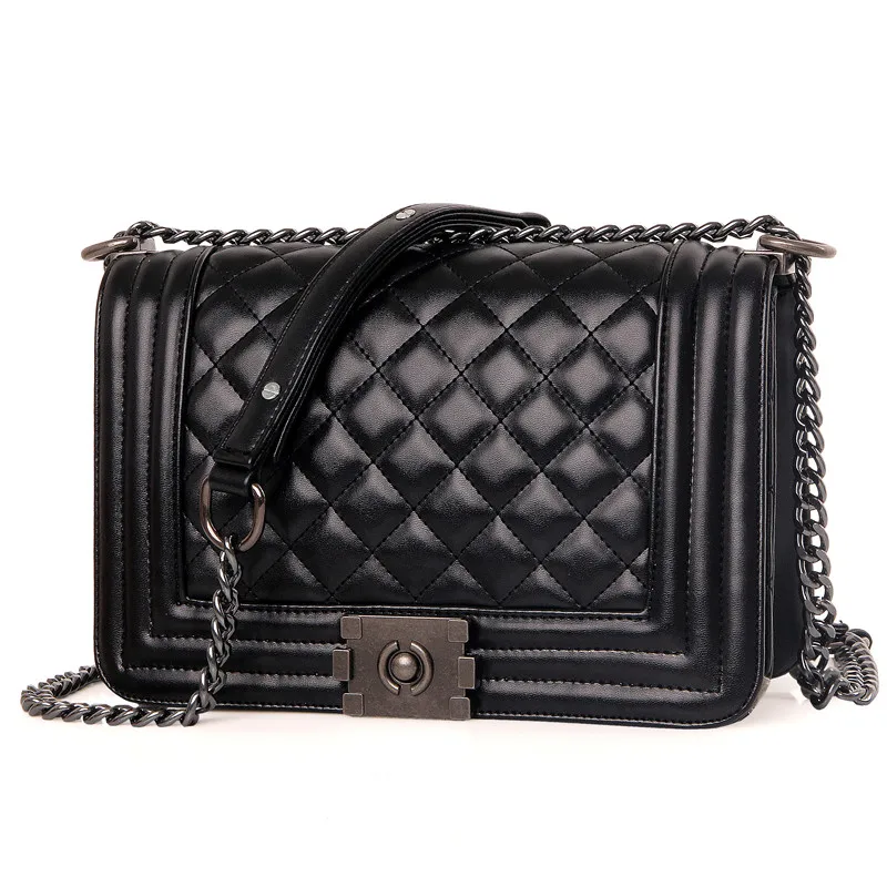 

Luxury Brand Shoulder Bag Chain Flap Women Messenger Bags Pockets PU Leather Lady Crossbody Bag Femal Designer Handbags N235