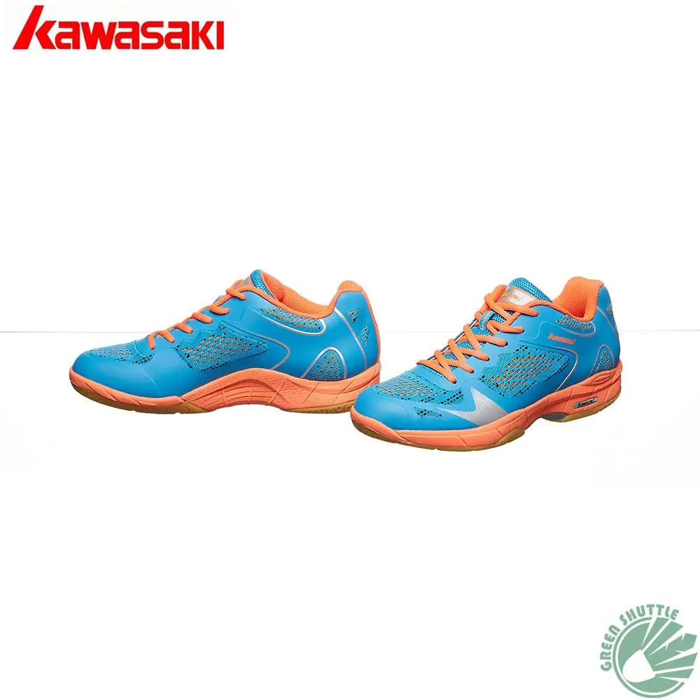 Натуральная обувь для бадминтона Kawasaki для мужчин и женщин, высокая эластичная подошва из ЭВА, более устойчивая при прыжке, K-352 кроссовки - Цвет: K 352 Blue