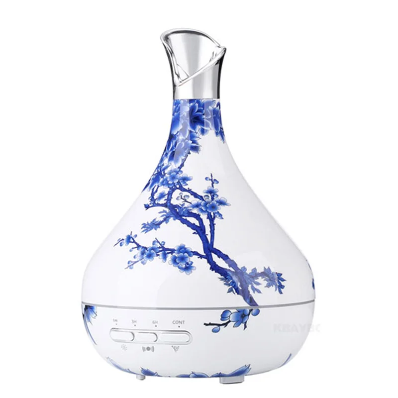 

300ml Essential Oil Diffuser Ultrasonic Air Humidifier purifier with Wood Grain LED Lights for Office Home Bedroom
