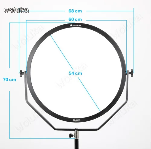 Falconeyes Led 사진 빛 라운드 케이크 소프트 라이트 필름 비디오 라이브 방송 채우기 빛 어린이 램프 SO-68TD CD50 T06