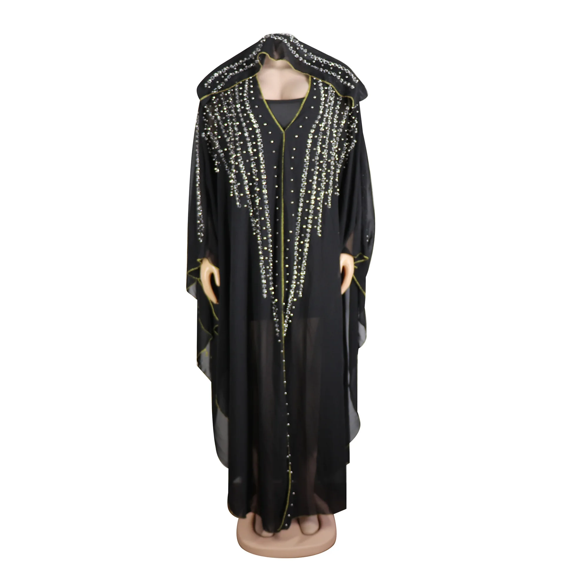 Длина 150 см, африканские платья для женщин, африканская одежда, мусульманское длинное платье, высокое качество, модное Африканское платье для леди - Цвет: 9327-1