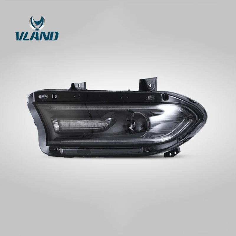 

Vland Factory Car Accessories Head Lamp for Dodge Charger 2015-UP LED Head Light with Plug and Play Design