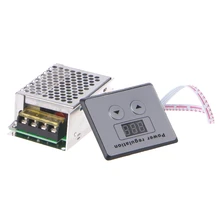 Светодиодный индикатор переменного тока 220 В 4000 Вт SCR регулятор напряжения контрольный светильник Диммер термостат