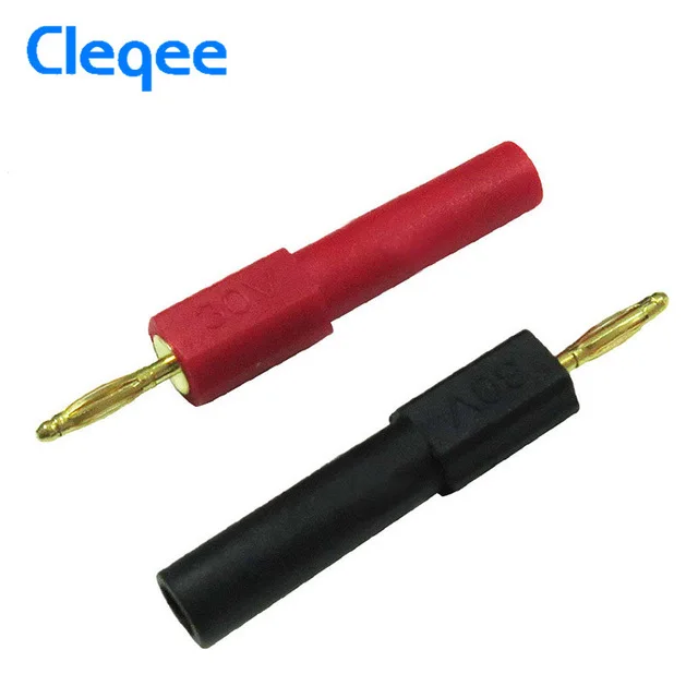 Разъем типа банан Cleqee P7020 2 шт./компл. мм штекер на 4 гнездо для динамика тестовые