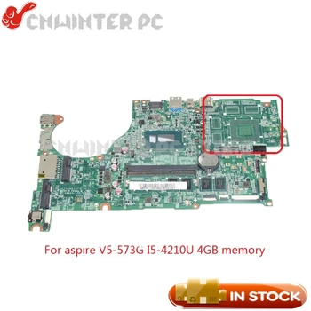 

NOKOTION NBMP211001 NB.MP211.001 For Acer aspire V5-573 V5-573G Laptop motherboard DAZRQMB18F0 I5-4210U CPU 4GB RAM onboard