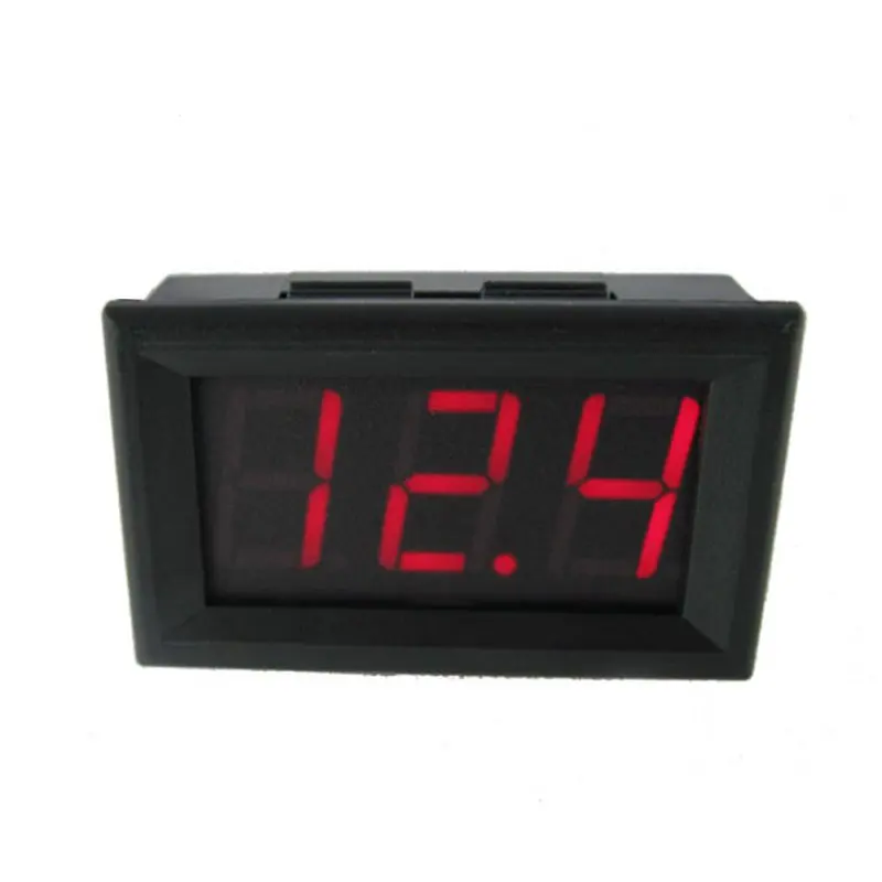

0.56 inch 2 Wires Digital Voltmeter 4.5-30V/ DC4.5-30V Red LED Vehicles Motor Voltage Panel Meter LED Voltmeter Tools