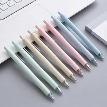 

24 pcs Nature color gel pen 0.5mm ballpoint Black ink pens Stationery Office School supplies Canetas escolar EB411