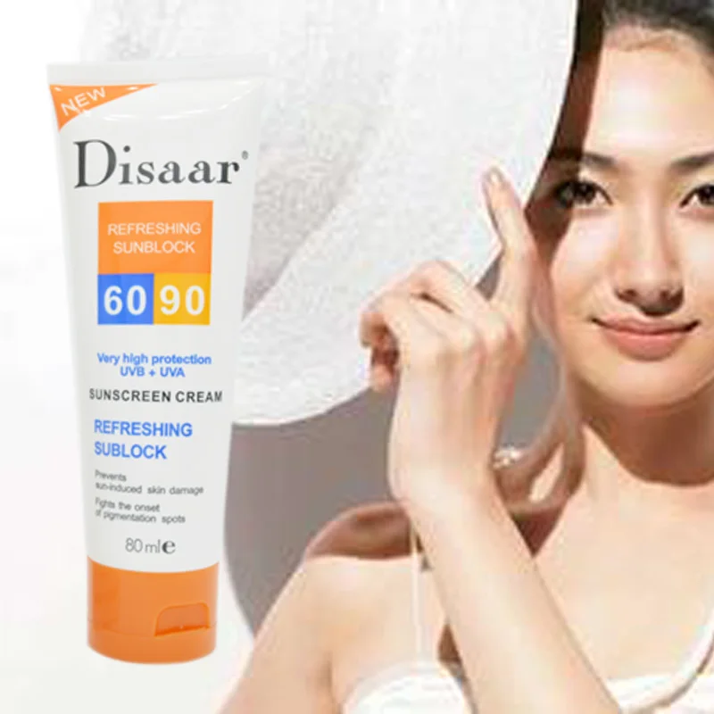 Disaar sunblock facial sunscreen cream SPF90++ moisturizing skin protect face care prevents skin