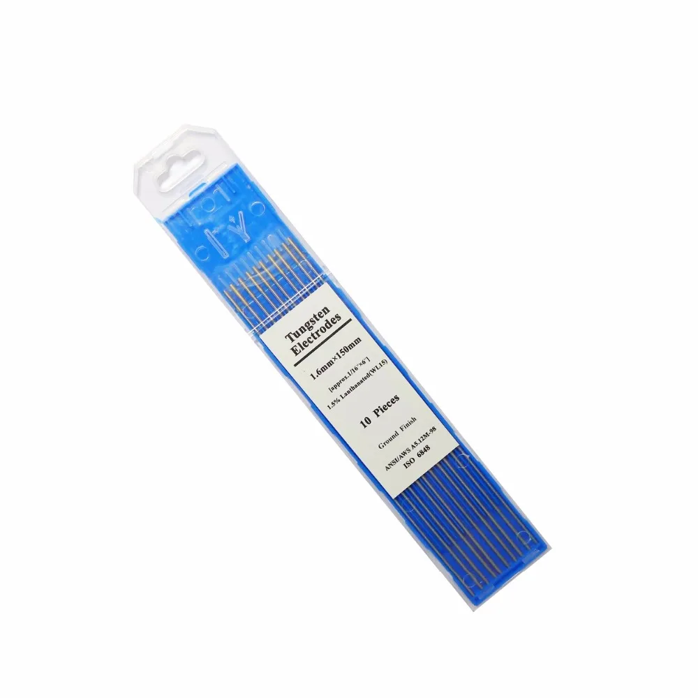 

Golden head Tungsten Electrode 1.6mm*150mm appy to TIG welding machine