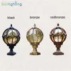 Waterproof outdoor pillar lamp,vintage wall post light,Retro garden landscape lamp,villa led outdoor garden lamp glass lampshade ► Photo 3/6