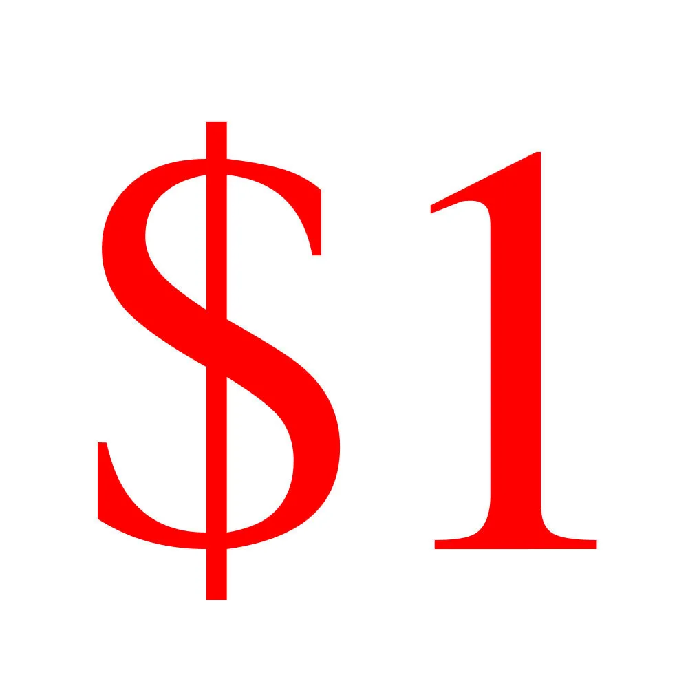 

$1 for extra fee