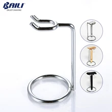 BAILI, подставка для влажного бритья, металлический держатель из нержавеющей стали для мужских лезвий, безопасная бритва, бритвенная ручка, набор, хромированная отделка, Высота 9,5 см