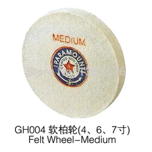 Горячая Распродажа GH004 6 дюймов фетровый диск-средняя заточка колеса, джевлры инструменты, полировочное колесо, хорошее качество, низкая цена