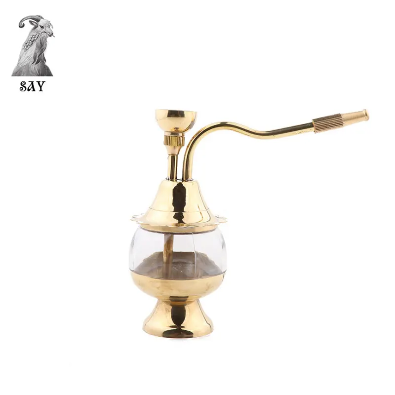

SY Brass+Acrylic Pipes Hookah Shisha Smoking Pipe Filter Tobacco Pipe Smoke Narguile Mouthpiece Cigarette Holder